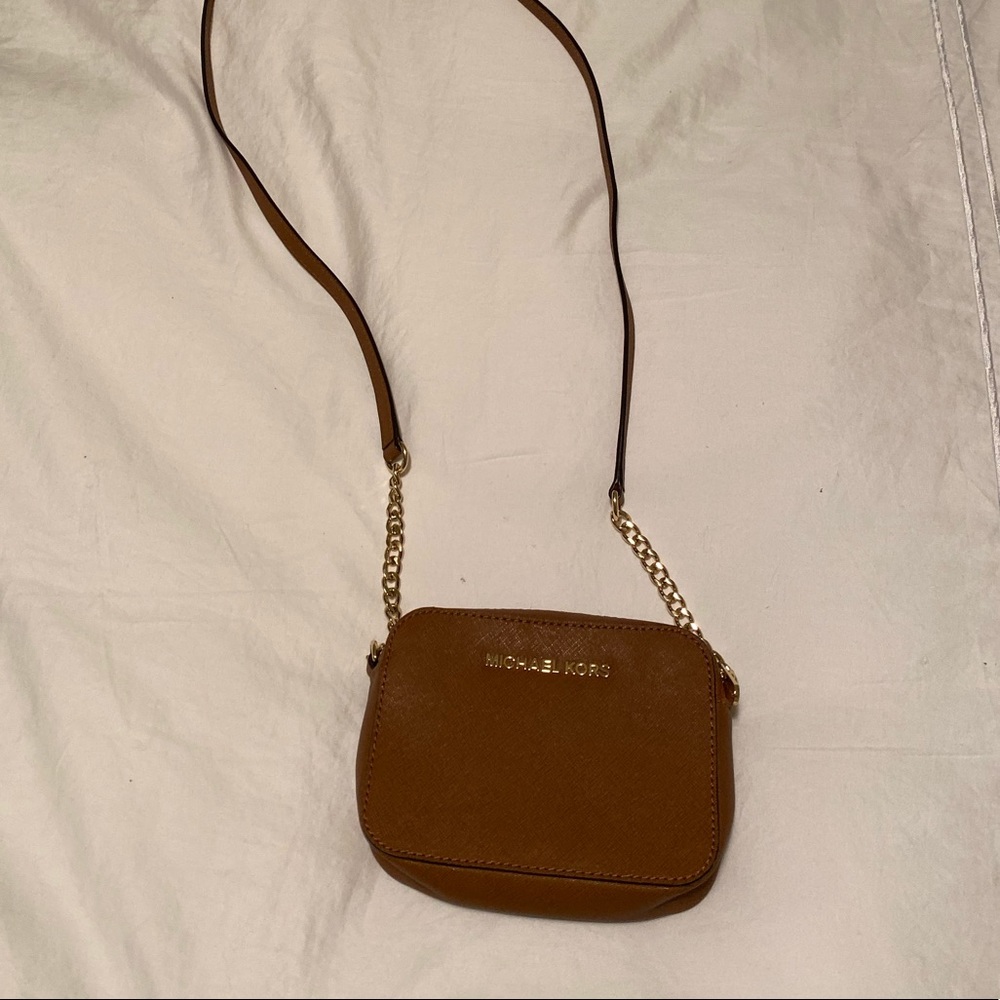 Tan Michael Kors Crossbody